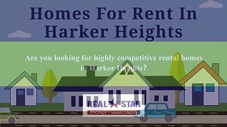 Homes For Rent In Harker Heights