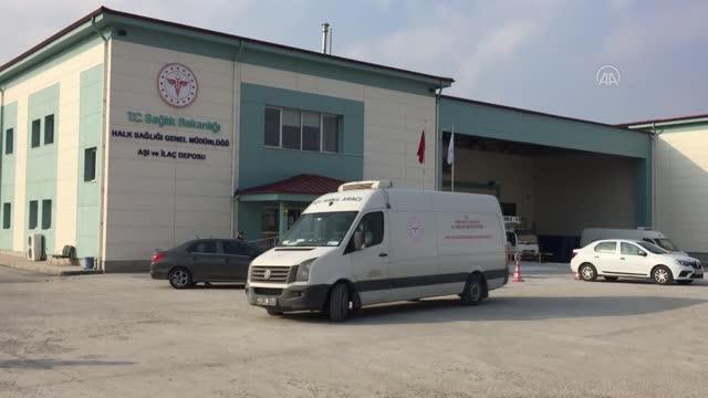 Yerli aşı TURKOVAC'ın ilk sevkiyatı Ankara'ya yapıldı