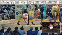 Terunofuji vs Abi - Kyushu 2021, Makuuchi Yusho - Day 14