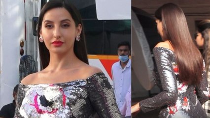 Nora Fatehi चमचमाती tight dress में दिखी काफी Bold; Watch  Video | FilmiBeat