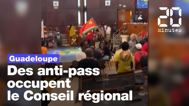 Guadeloupe : Des manifestants anti-pass sanitaire passent la nuit au Conseil régional