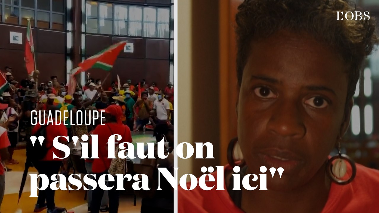 "S'il faut on passera Noël ici" : les Guadeloupéens en attentes de négociations après l'invasion du conseil régional