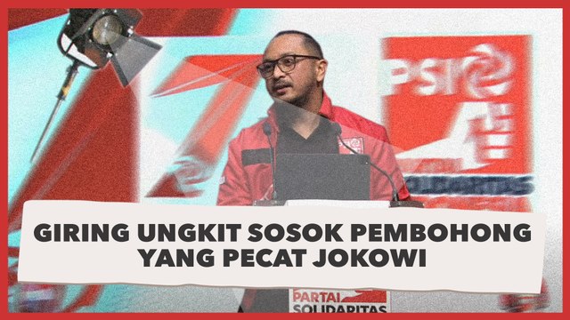 Giring Ungkit Sosok Pembohong yang Pecat Jokowi, PKS: Cuma Cari Panggung Biar Dapat Berita
