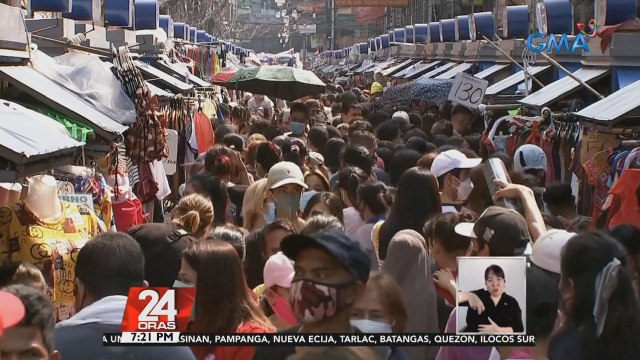 Mga nagla-last minute shopping sa Divisoria, 'di na maiwasang magkadikit-dikit sa dami | 24 Oras