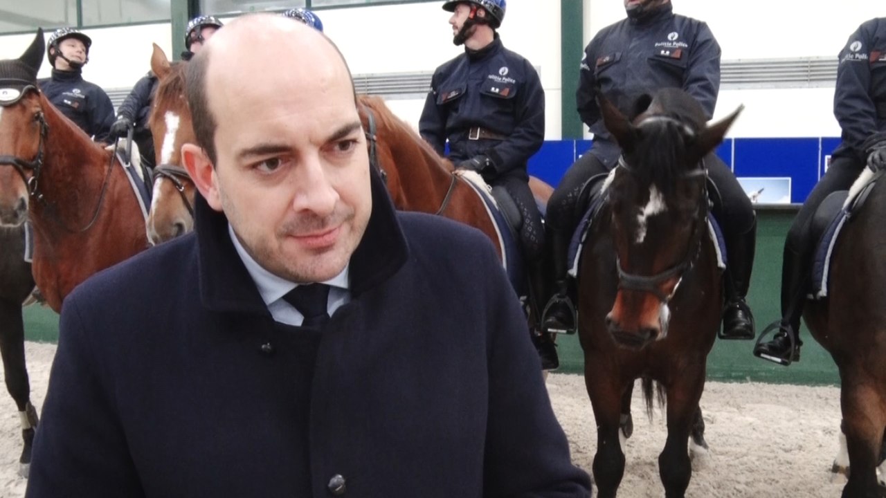 Nouveau site pour la cavalerie de la police fédérale: "un investissement intelligent" estime Mathieu Michel