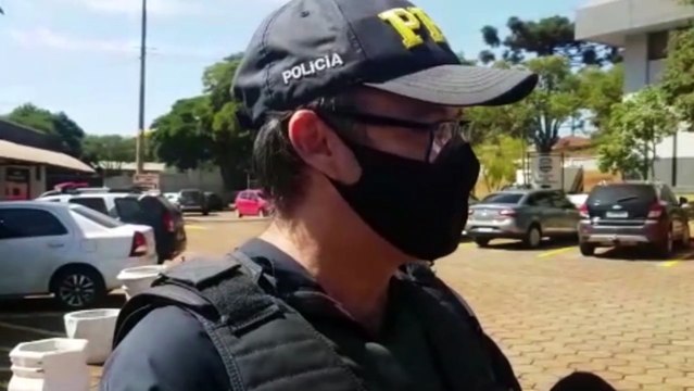 Homem é detido pela PRF após colisão de trânsito no Trevo Cataratas