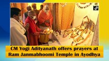 CM Yogi Adityanath offers prayers at Ram Janmabhoomi Temple in Ayodhya