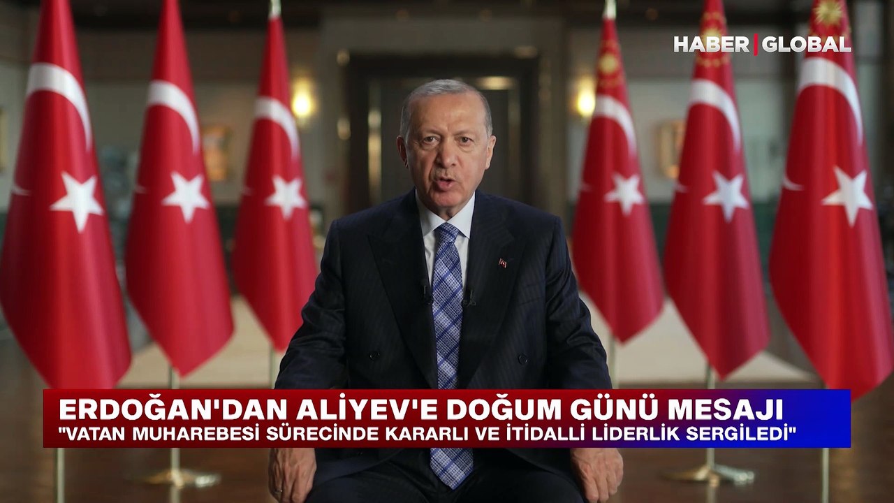 Erdoğan, Aliyev'in doğum gününü kutladı