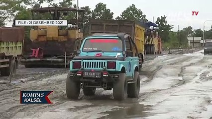 Rehabilitasi Jalan Liang Anggang - Bati-Bati Molor, Anggota DPRD Kalsel Minta BPJN Lebih Selektif