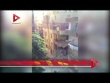 لحظة انهيار عقار محرم بك في الإسكندرية