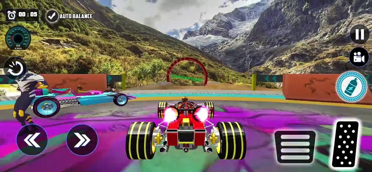 Superhero Mega Ramp Car Stunt_ Crazy Car Racing _ Android Gameplay