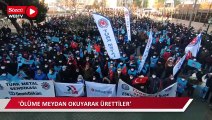 Metal işçileri eylem yaptı: Herkes susacak, Türk Metalciler konuşacak!