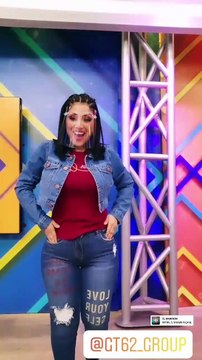 Katy Jara modela sus pantalones jean's y fajas - instagram ...