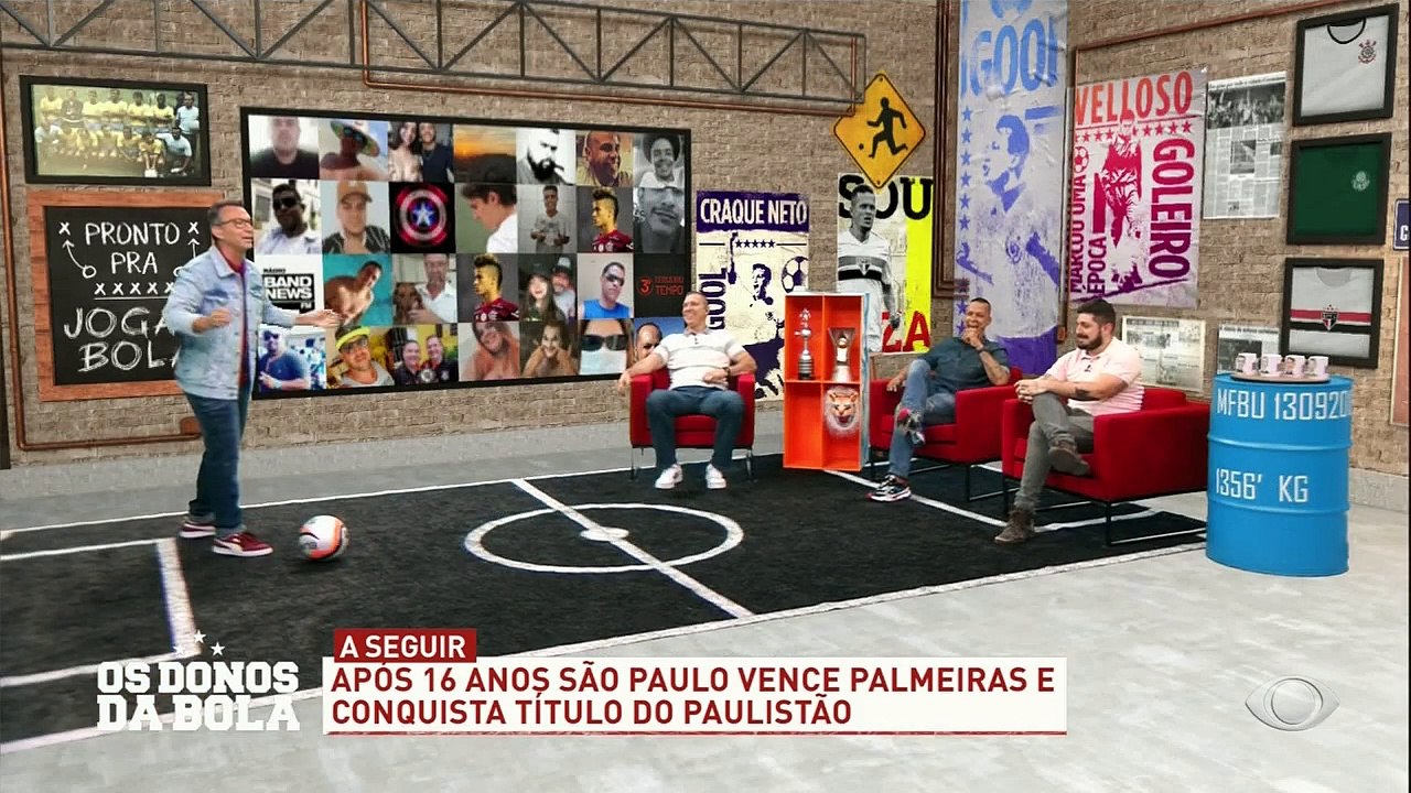 Relembrando o começo da temporada, os comentaristas, junto com o Craque Neto, falaram sobre a campanha do Corinthians no Paulistão. Caiu para o Verdão...#OsDonosdaBola