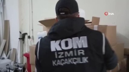 İzmir'de binlerce litre sahte-kaçak içki ele geçirildi