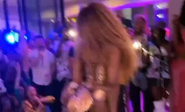 Beyonce attends Todrick Hall’s 36th birthday party in a dazzling gold bow corset wowing all