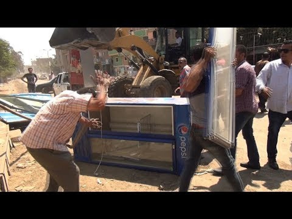 إصابة عامل إشغالات أثناء حملة إزالة في أوسيم