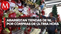 Ventas por fiestas decembrinas en Nuevo León
