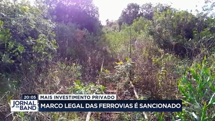 O presidente Bolsonaro sancionou hoje o novo marco legal das ferrovias. #BandJornalismo