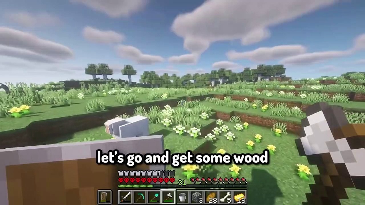 I Built A Secret Entrance To My Base In Minecraft Hardcore Mode