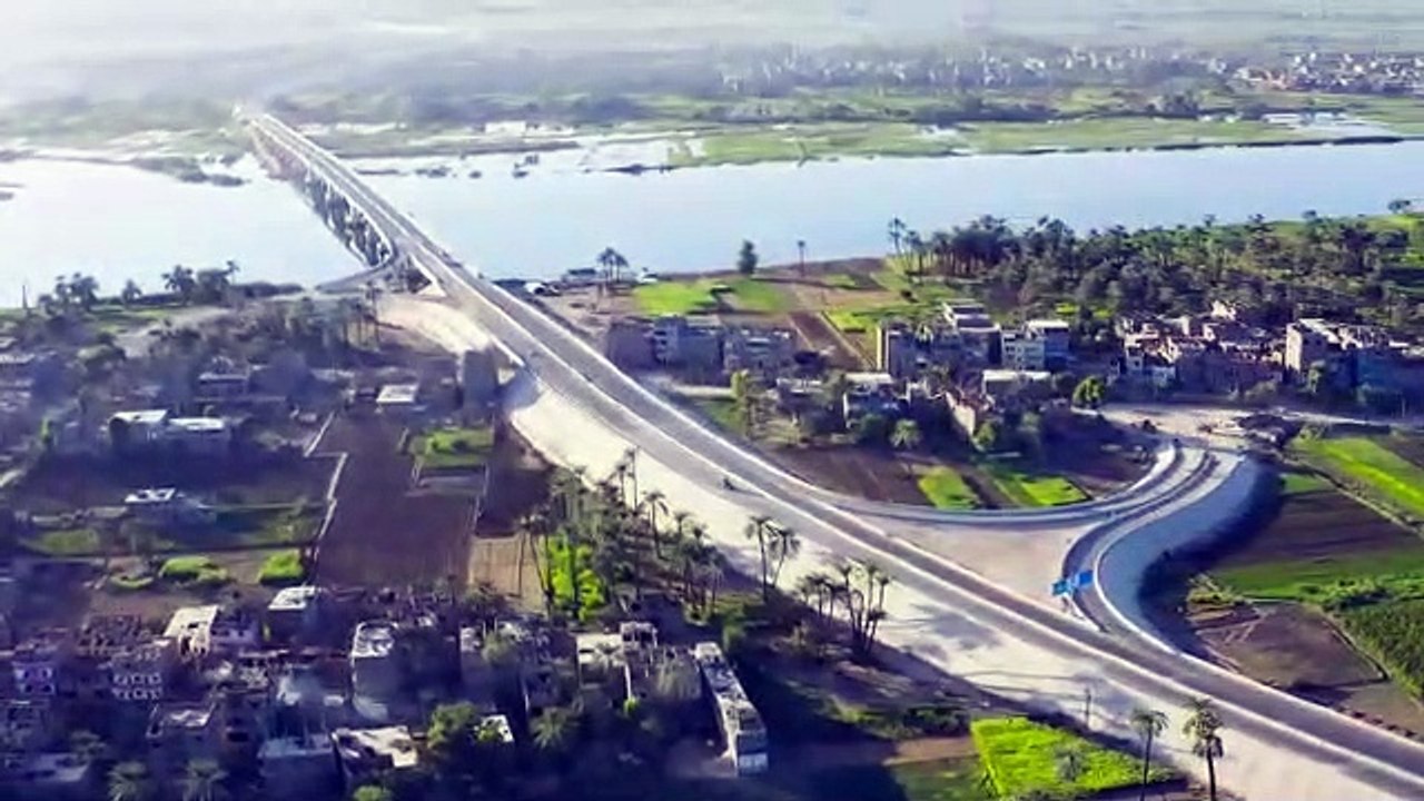 بطول 19 كم وتكلفة 1.5 مليار جنيه.. شاهد محور الشهيد باسم فكرى على أرض قنا