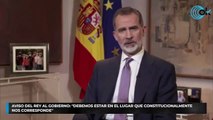 Aviso del Rey al Gobierno: 