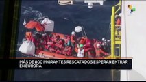 teleSUR Noticias 16:30 24-12: Migrantes esperan autorización para desembarcar en puertos europeos