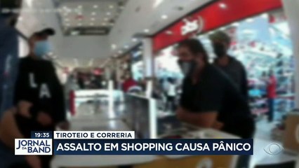 Download Video: Correria, tiroteio e arrastão durante um assalto num shopping em São Paulo. A polícia prendeu um dos suspeitos. #BandJornalismo