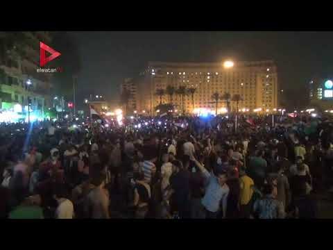 الشماريخ تُشعل ميدان التحرير إحتفالاً بالتأهل لكأس العالم