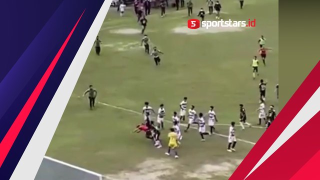 Miris! Wasit Kembali Jadi Korban Kebrutalan Pemain di Liga 3 Sulsel