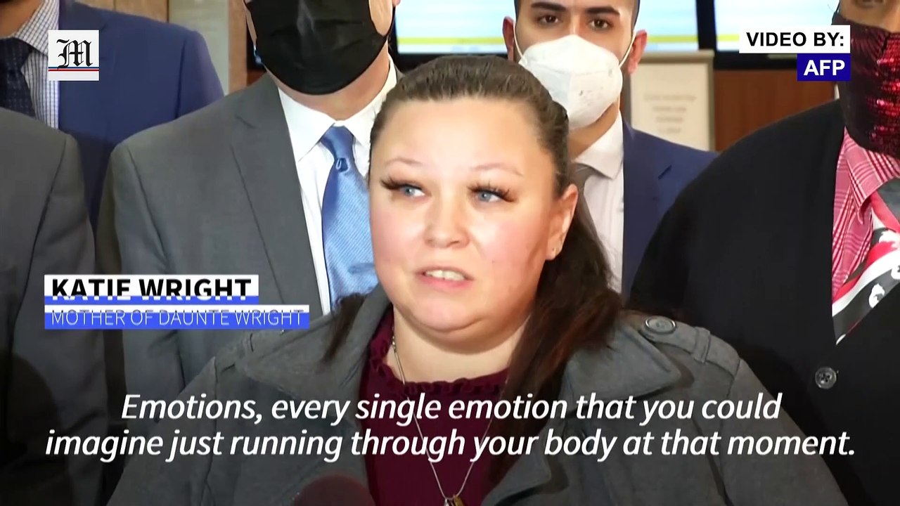 Daunte Wright's mother thankful after ex US-cop found guilty of manslaughter