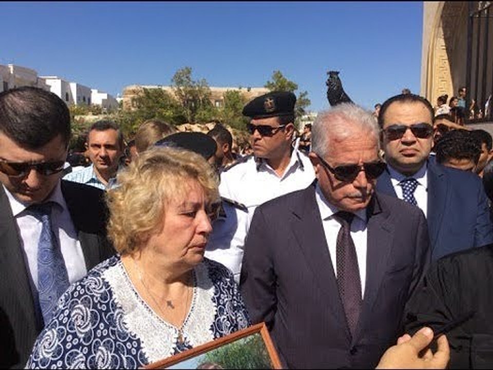 محافظ جنوب سيناء والقنصل الروسي يحضران حفل تأبين ضحايا الطائرة الروسية ‎