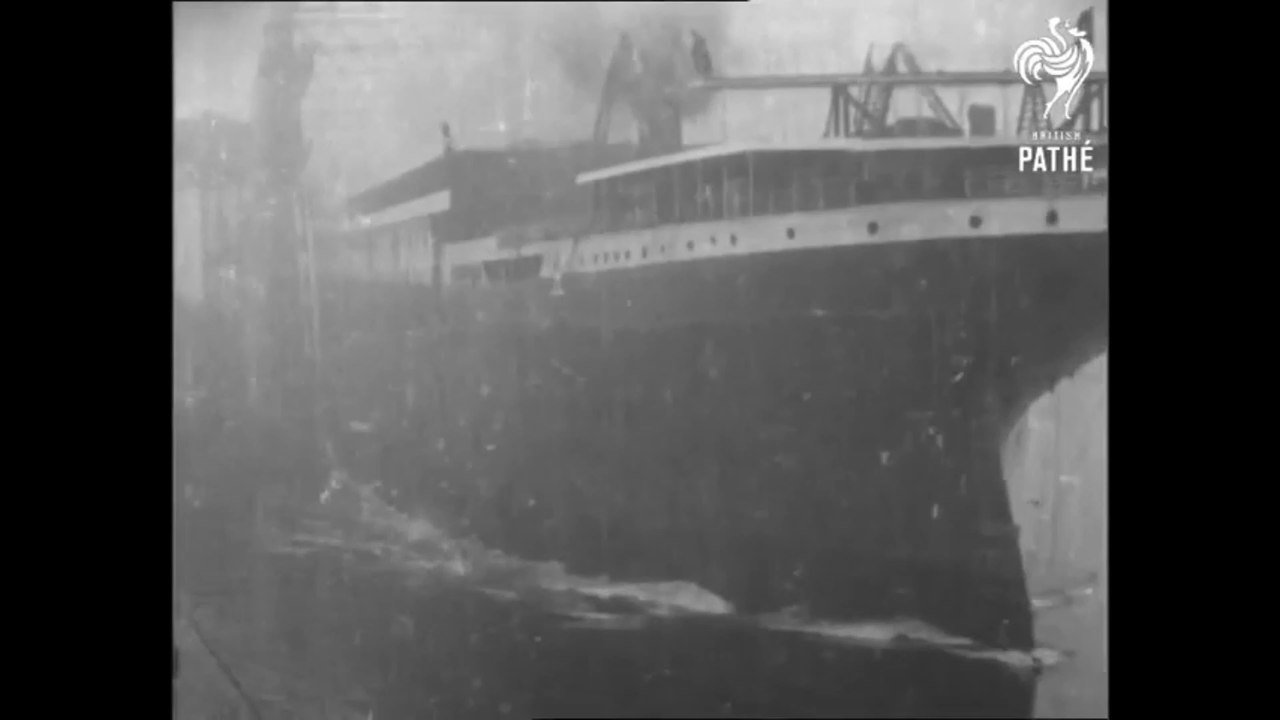 Launch Of The RMS Britannic (1914)