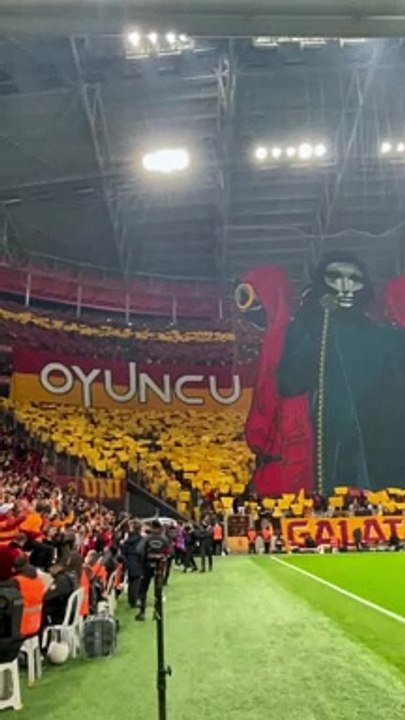 Squid Game in stadium Galatasaray