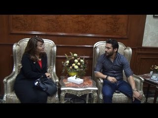 حوار جانبي.. وزيرة التضامن بتسأل "الصقر" عن مرضى فيروس c في المنيا