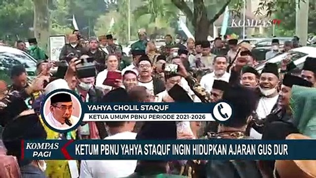 Ketua Umum PBNU Yahya Staquf Ingin Hidupkan Ajaran Gus Dur