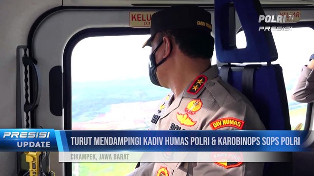 Asops Kapolri & Kakorlantas Polri Tinjau Operasi Lilin 2021 di Wilayah Pulau Jawa Melalui Udara