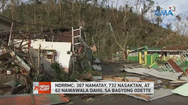 NDRRMC: 367 namatay, 732 nasaktan at 62 nawawala dahil sa Bagyong Odette | 24 Oras News Alert