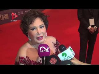 لبلبة تبكي في مهرجان القاهرة السينمائي