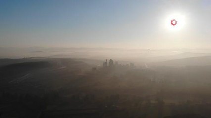 Balıkesir'de kent sis altında kaldı