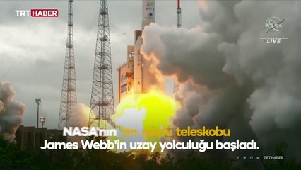 James Webb Uzay Teleskobu'nun yolculuğu başladı