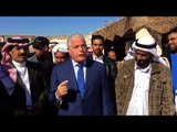 محافظ جنوب سيناء يقدم العزاء لأسر شهداء مسجد الروضة ويتفقد مشروعات تنموية