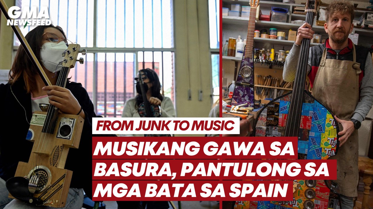 "Music of Recycling" project sa Spain | GMA News Feed