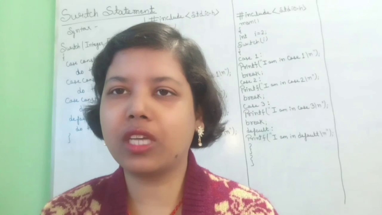 THE SWITCH STATEMENT IN C PROGRAMING |LET US C BOOK TUTORIAL