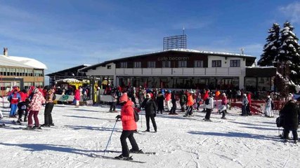 Uludağ'da hafta sonu yoğunluğu