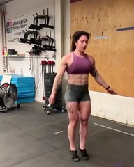 Natasha Aughey - Beautiful Female Bodybuilder Gym Workout_3