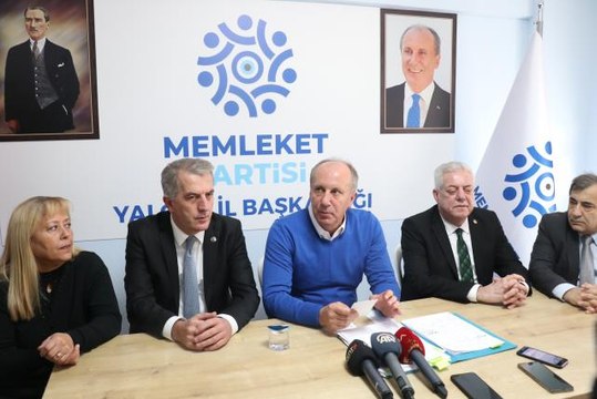 Memleket Partisi Genel Başkanı İnce, gündeme ilişkin değerlendirmede bulundu