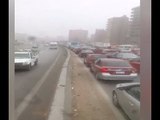 شلل الدائري بعد توقف طريق إسكندرية الزراعي بسبب الزحام