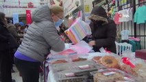 Bandırma'da el emeği yılbaşı alışveriş günleri başladı
