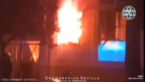 Herida una persona en el incendio de una vivienda en Sevilla durante la Nochebuena